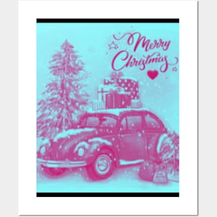 merry christmas Posters and Art